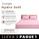 [COMPRÁ 1, LLEVÁ 2] Hydra Soft™ Juego de Cama Impermeable Premium – Sábana Ajustable + 2 Fundas