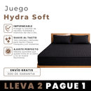 [COMPRÁ 1, LLEVÁ 2] Hydra Soft™ Juego de Cama Impermeable Premium – Sábana Ajustable + 2 Fundas