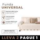 [Llevá 2 y Pagá 1] Funda Universal para Sofá 100% Algodón (¡Diseño Único!) + regalos: 2 almohadones