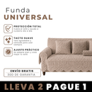 [Llevá 2 y Pagá 1] Funda Universal para Sofá 100% Algodón (¡Diseño Único!) + regalos: 2 almohadones