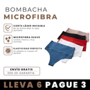 [Llevá 6, Pagá 3] Bombacha de Microfibra con Corte Láser y Alta Elasticidad (¡No se Marca en la Ropa!)