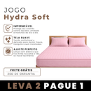 [COMPRE 1, LEVE 2] Hydra Soft™ Jogo de Cama Impermeável Premium – Lençol com Elástico + 2 Fronhas.